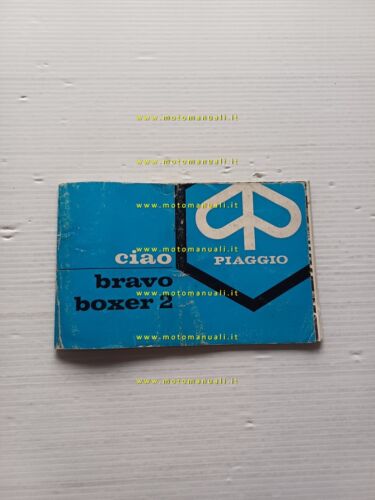 Piaggio Ciao 50 -Bravo -Boxer 2 1978 manuale uso manutenzione …