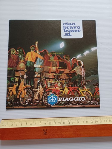 Piaggio Ciao Bravo Boxer Si 50 1981 depliant ITALIANO originale