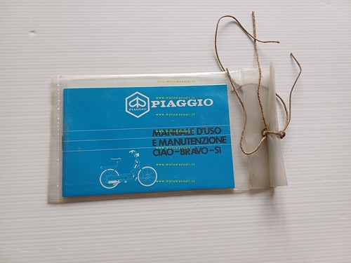 Piaggio Ciao Bravo Si 50 1987 manuale uso manutenzione NUOVO …
