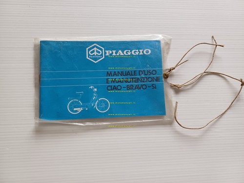 Piaggio Ciao Bravo Si 50 1987 manuale uso manutenzione NUOVO …