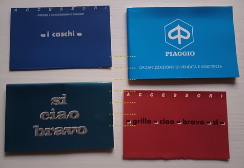 Piaggio Ciao Bravo Si 50 1991 manuale uso manutenzione libretto …