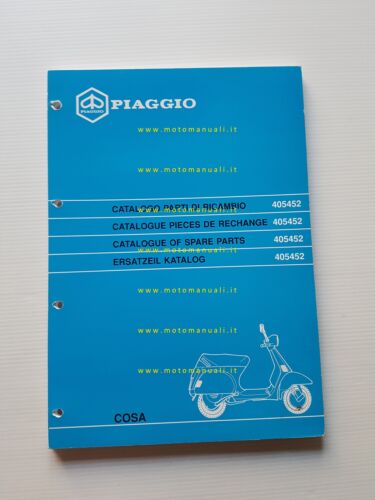 Piaggio COSA 125 150 200 2a serie 1991 catalogo ricambi …