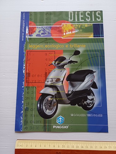 Piaggio Diesis 50 -100 2001 depliant originale italiano