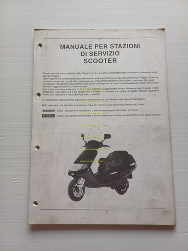 Piaggio Hexagon 125 - 150 manuale officina riparazione originale