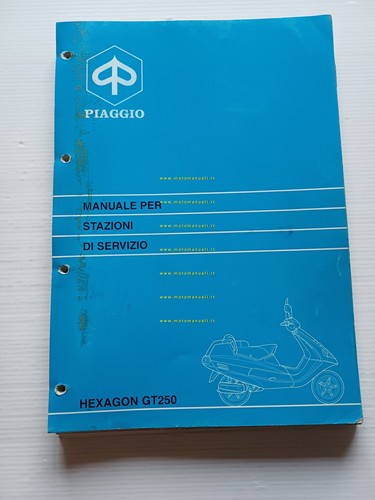 Piaggio Hexagon GT 250 1998 manuale officina TELAIO italiano originale