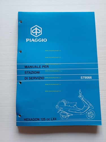 Piaggio Hexagon LX4 125 1999 manuale officina TELAIO originale