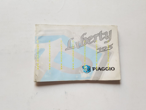 Piaggio Liberty 125 1999 manuale uso manutenzione libretto originale