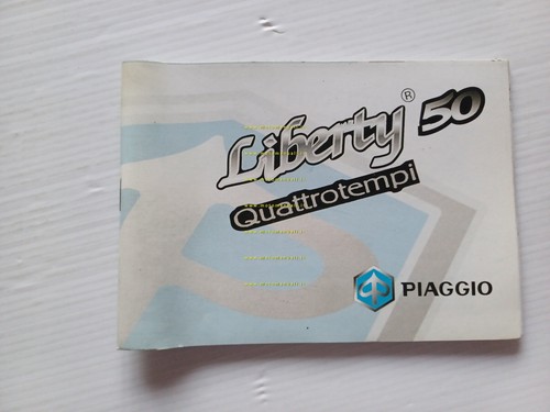 Piaggio Liberty 50 4T 2001 manuale uso manutenzione libretto originale …