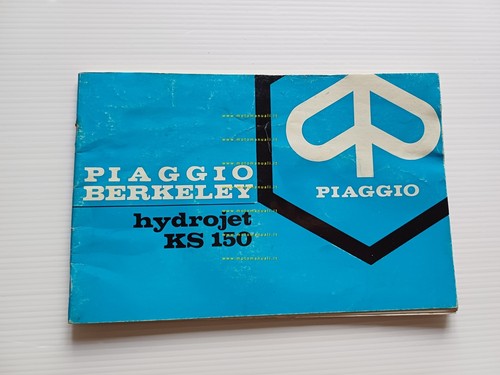 Piaggio motore Hydrojet KS 150 1974 manuale uso manutenzione + …