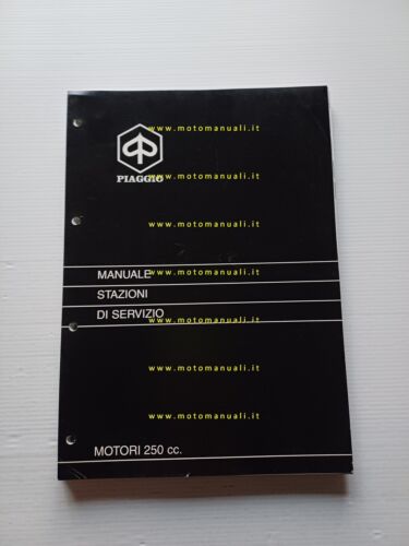 Piaggio Motori 250 1998 manuale officina italiano originale