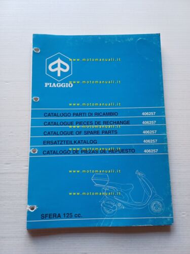 Piaggio Sfera 125 1995 catalogo ricambi originale
