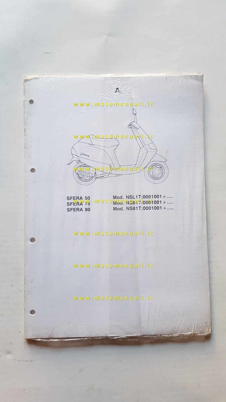 Piaggio Sfera 50 NSL1T - 75 - 80 1991 catalogo …