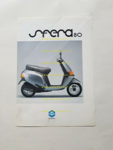Piaggio Sfera 80 1992 depliant scooter originale italiano