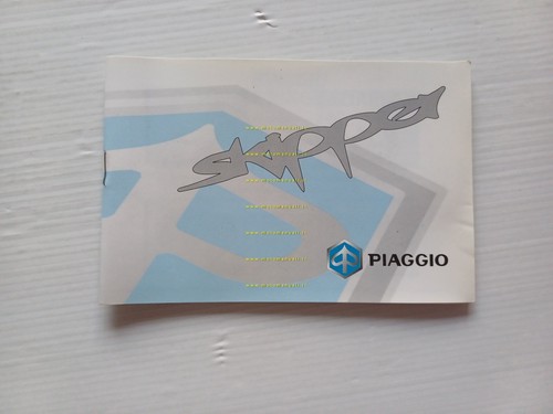 Piaggio Skipper 125-150 2t 1999 manuale uso manutenzione italiano originale