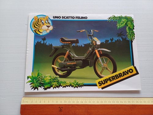 Piaggio Superbravo 50 depliant originale italiano