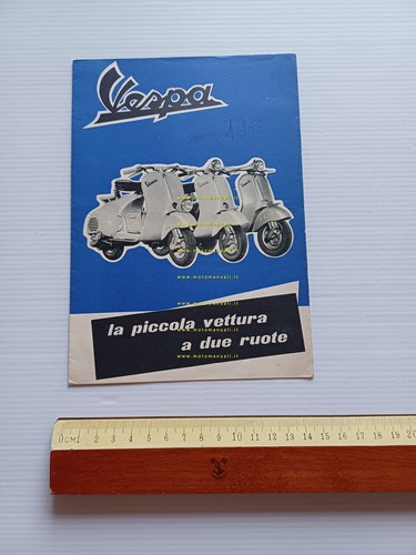 Piaggio Vespa 125 - 150 - GS 150 1957 depliant …