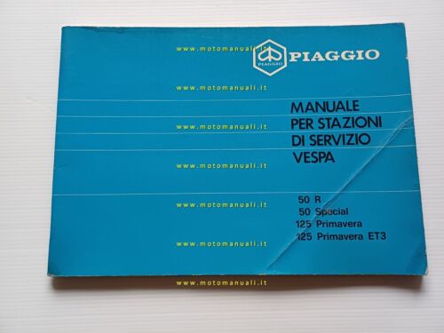 Piaggio VESPA 125 PRIMAVERA ET3 -50 R-50 SPECIAL 1982 manuale …