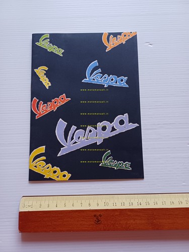 Piaggio Vespa 150 1956 depliant originale italiano