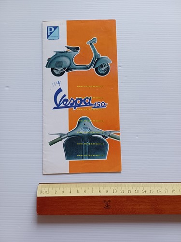 Piaggio Vespa 150 1959 depliant originale italiano