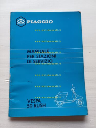 Piaggio Vespa 50 Rush 1988 manuale officina italiano originale workshop …