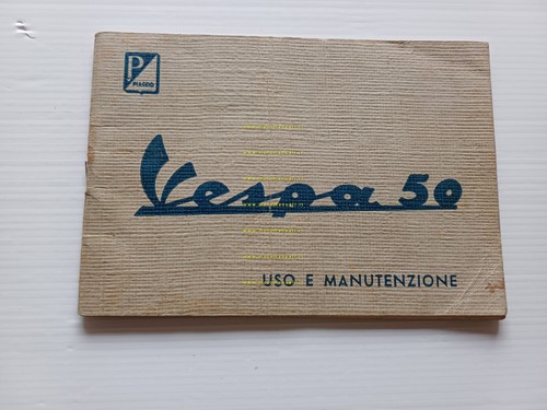 Piaggio Vespa 50 V5A 1 1966 manuale uso manutenzione originale …