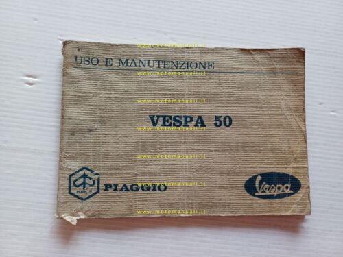 Piaggio Vespa 50 VSA1 1967 manuale uso manutenzione libretto originale