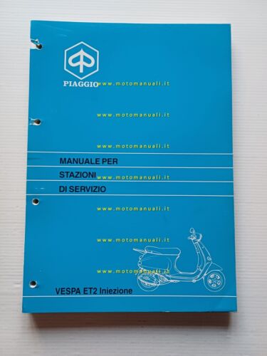 Piaggio Vespa ET2 Iniezione 1998 manuale officina TELAIO originale