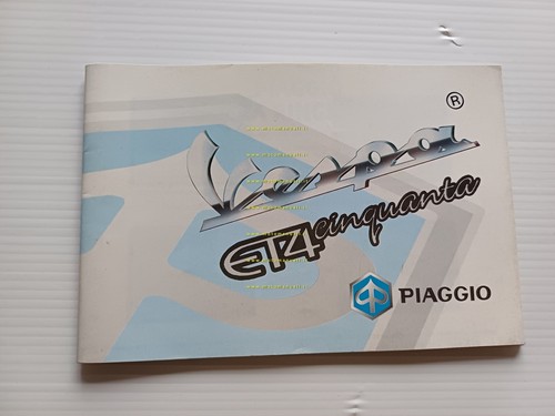 PIAGGIO Vespa ET4 50 2000 manuale uso manutenzione italiano originale