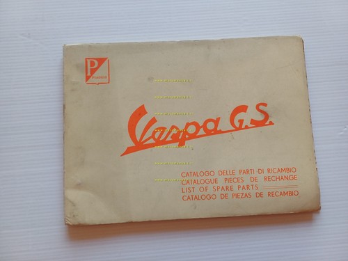 Piaggio Vespa GS VS 2-VS 3-VS 4-VS 5 catalogo ricambi …