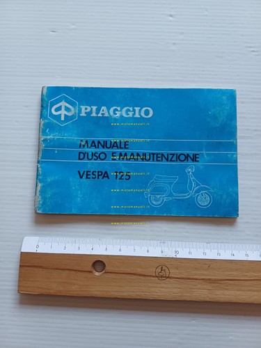 Piaggio Vespa PK 125 FL VMX7T 1990 manuale uso libretto …