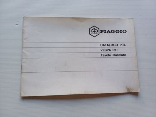 Piaggio Vespa PK 50-80-100-125 1983 tavole illustrate catalogo ricambi originale