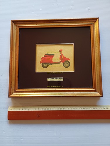Piaggio Vespa PK 50 quadretto lamina oro premio miglior venditore …