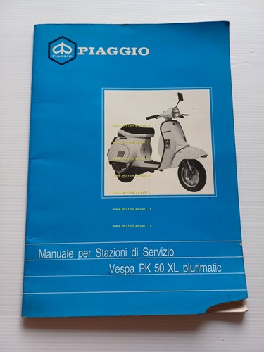 Piaggio VESPA PK 50 XL Plurimatic 1987 manuale officina originale …