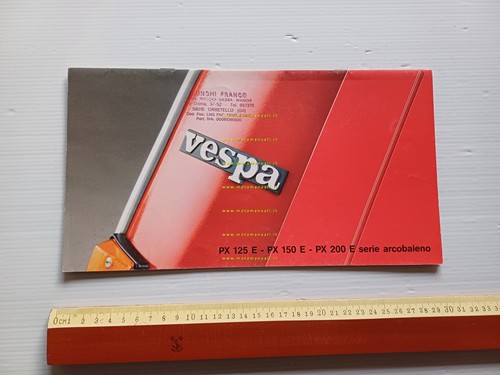 Piaggio Vespa PX 125 150 200 Arcobaleno modelli 1983 depliant …