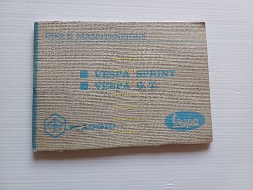 Piaggio Vespa Sprint 150 VLB1 - GT 125 VNL2 1968 …