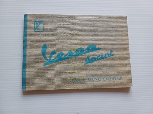 Piaggio Vespa Sprint 150 VLB1 1965 manuale uso manutenzione libretto …
