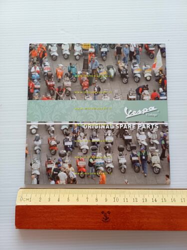 Piaggio Vespa Vintage Original Spare Parts 2008 depliant italiano originale
