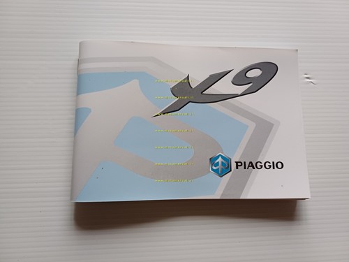 PIAGGIO X9 500 2000 manuale uso manutenzione francese olandese originale