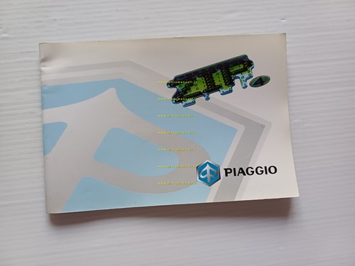 Piaggio ZIP 50 4T 2000 manuale uso manutenzione libretto italiano …