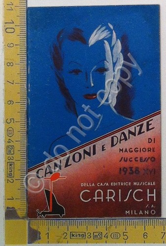Piccolo libretto spartiti - Canzoni e danze - Carisch Milano …