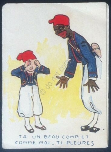 Pieghevole pubblicitario - Bevanda Banania - Francia - 1912/15