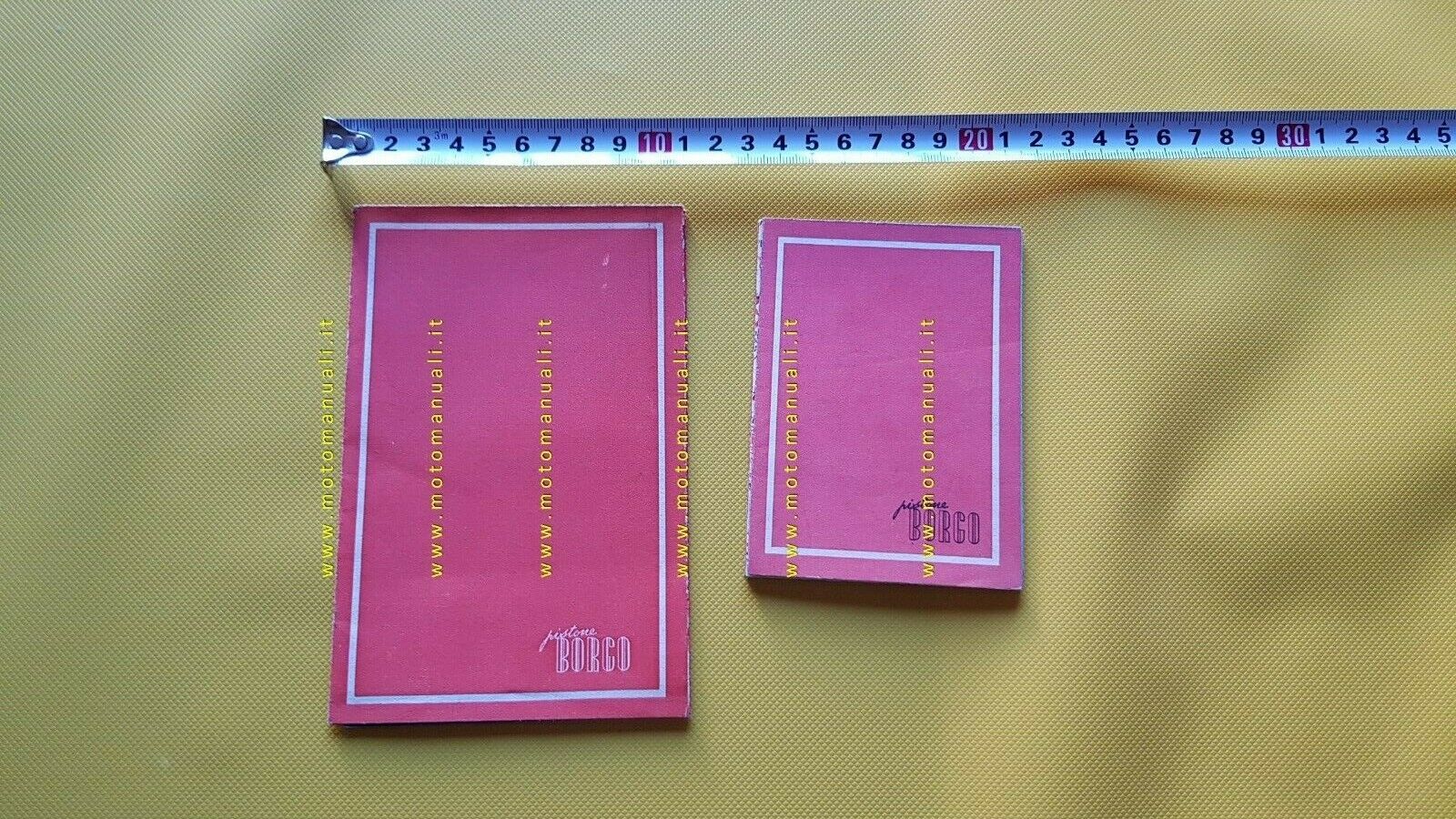 Pistone Borgo 2 cartine stradali Italia 1949 e 1951 no …