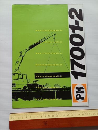 PM gru idraulica 17001-2 depliant originale italiano