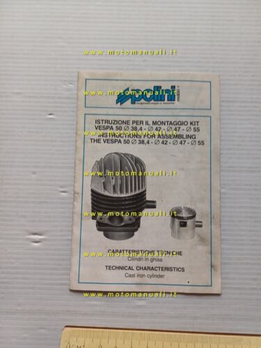 Polini kit Vespa 50 anni 80 istruzioni montaggio originale