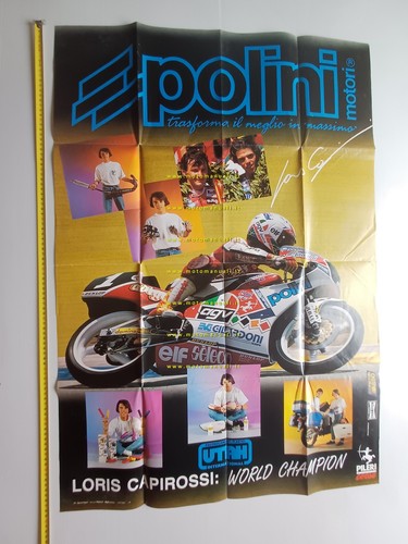 Polini Parti Speciali - Capirossi Campione Mondo 1990 manifesto poster …