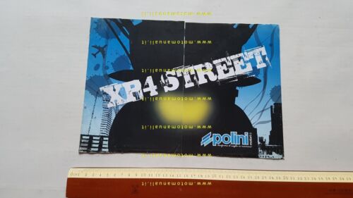 Polini produzione modelli XP 4 Street 2006 depliant originale ITALIANO