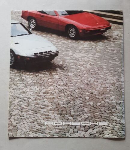 Porsche 924-924 Turbo-911 SC-928 depliant inglese originale brochure auto