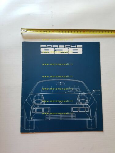 PORSCHE 928 depliant originale italiano
