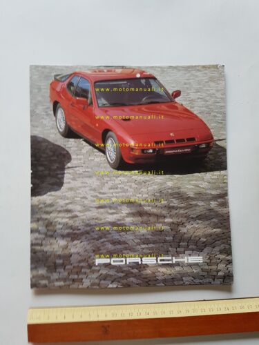 Porsche produzione modelli 1979 depliant poster originale italiano