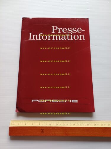 PORSCHE programma nuovi modelli 1990 cartella stampa originale press kit